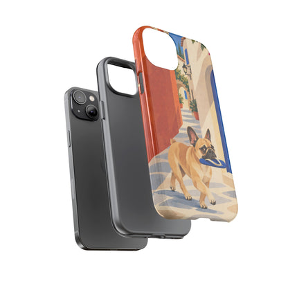 French Bulldog Quiet Lane Phone Case - Multicolor Phone Case