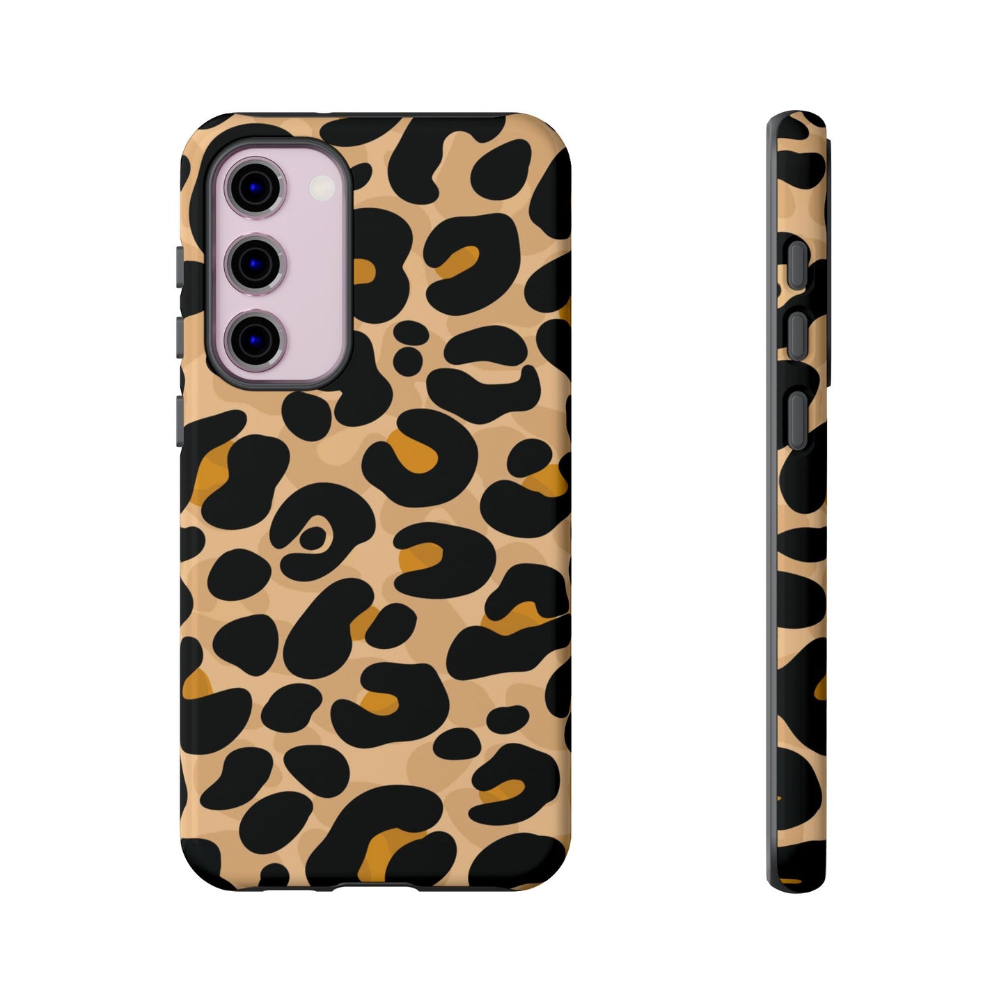 Stylish Mocha Leopard Print Phone Case
