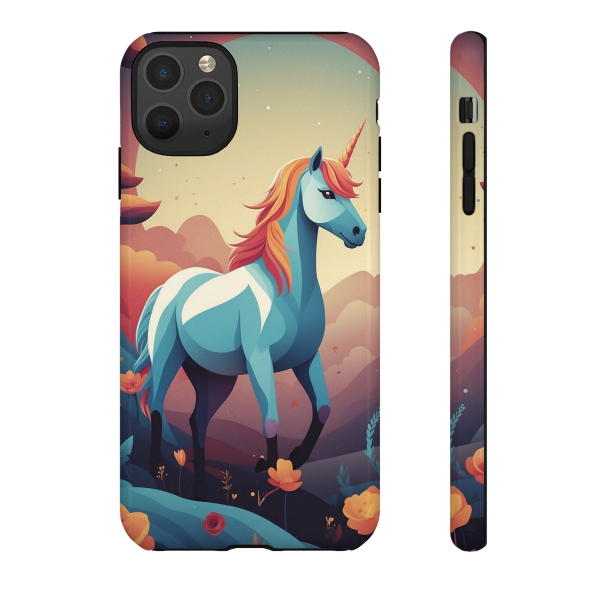 Stylised Unicorn Design Phone Case - Multicolor Phone Case - iPhone 11 Pro Max / Glossy