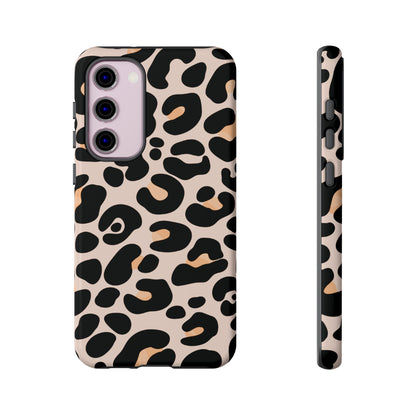 Elegant Peach Leopard Print Phone Case