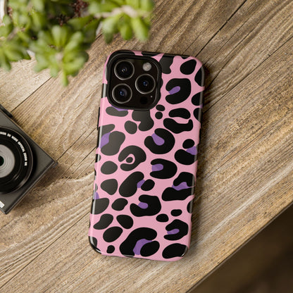Pretty Pink & Lavender Leopard Print