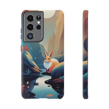 Stylised Rabbit Design Phone Case - Multicolor Phone Case - Samsung Galaxy S21 Ultra / Glossy
