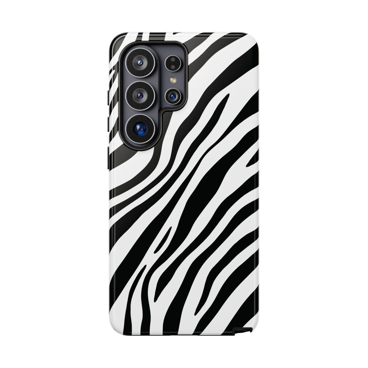 Modern Monochrome Zebra Print Phone Case