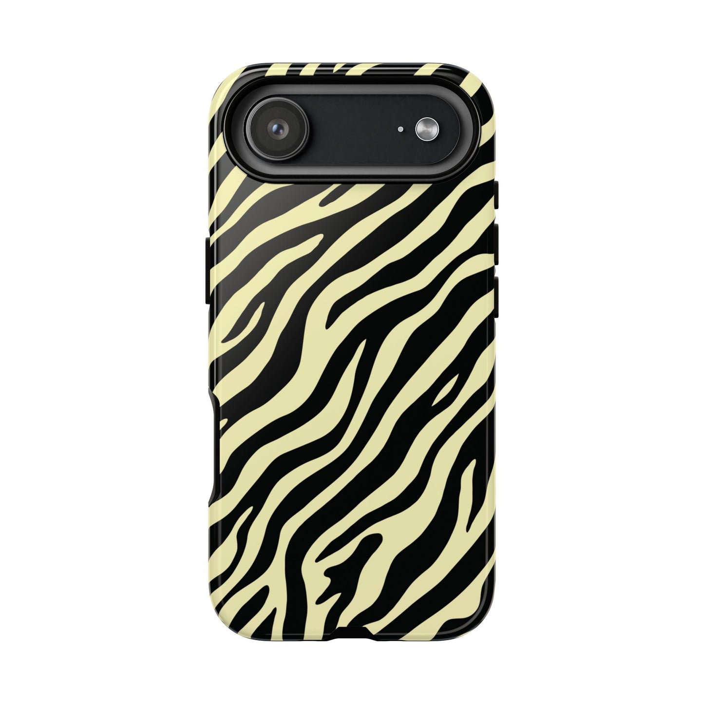 Stylish Neutral Zebra Print Phone Case