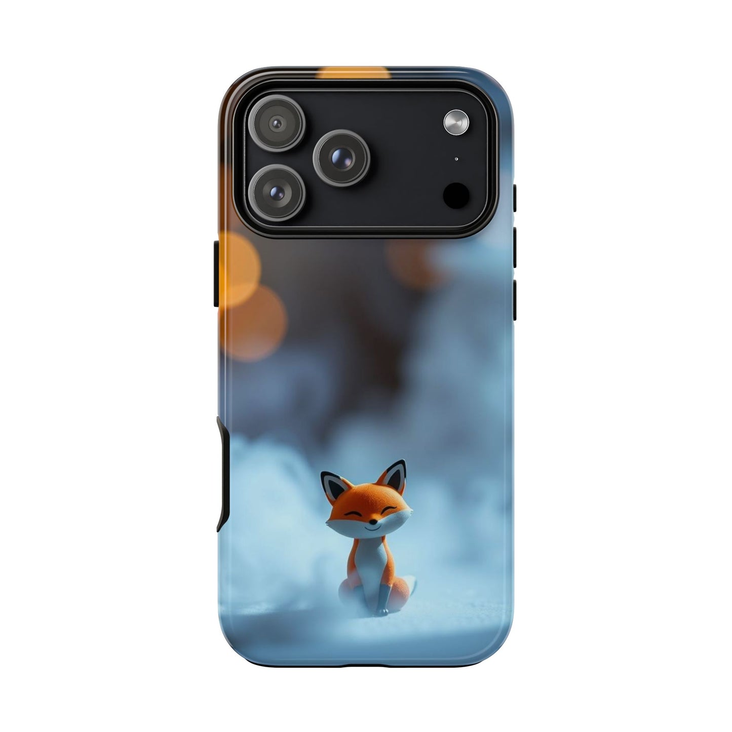 iPhone 17 Pro Max / Glossy Phone Case - Cute Misty Fox Design Phone Case