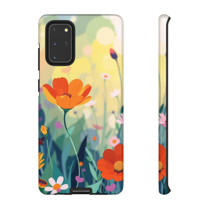 Pop Art Style Wildflower Design Phone Case - Multicolor Phone Case - Samsung Galaxy S20+ / Glossy