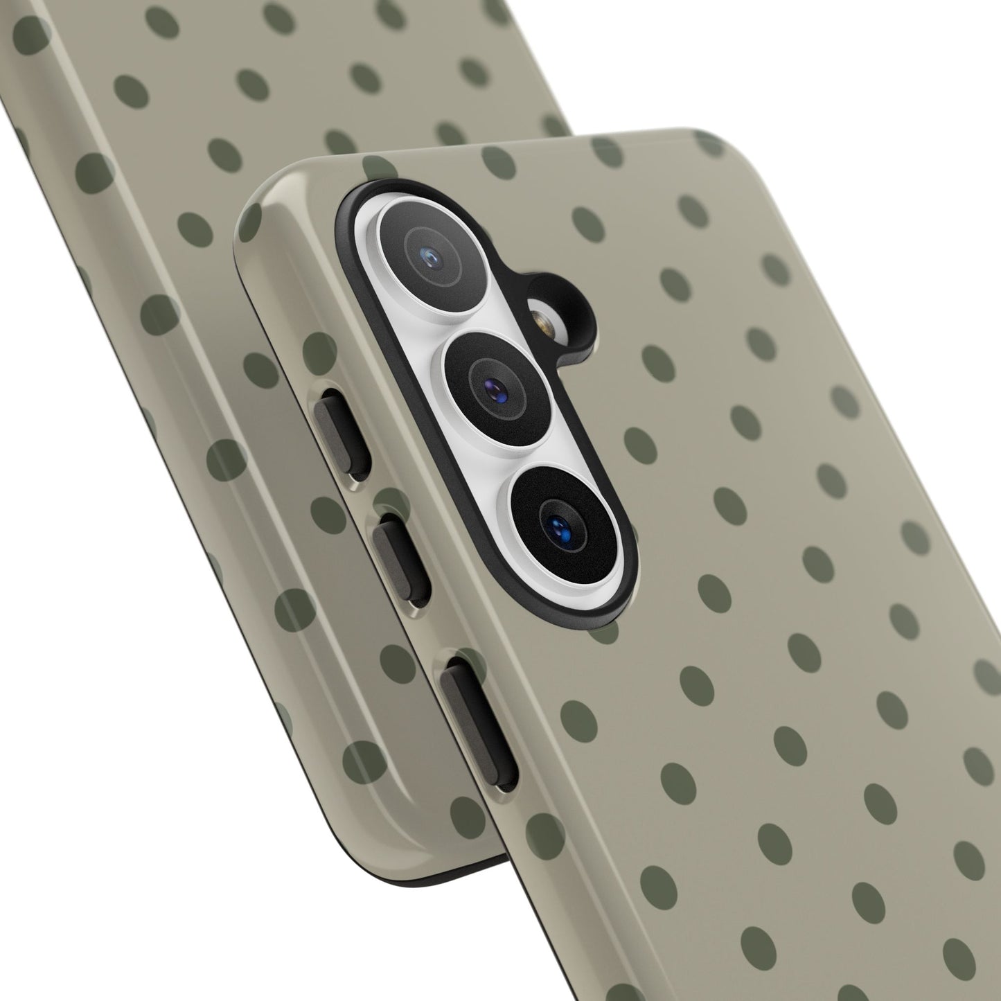 Green & Dark Green Dot Pattern Phone Case
