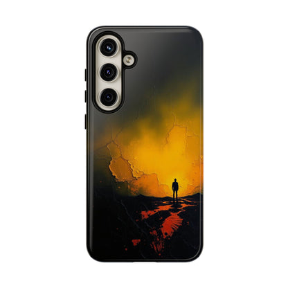 Acrylic Mysterious Figure Phone Case