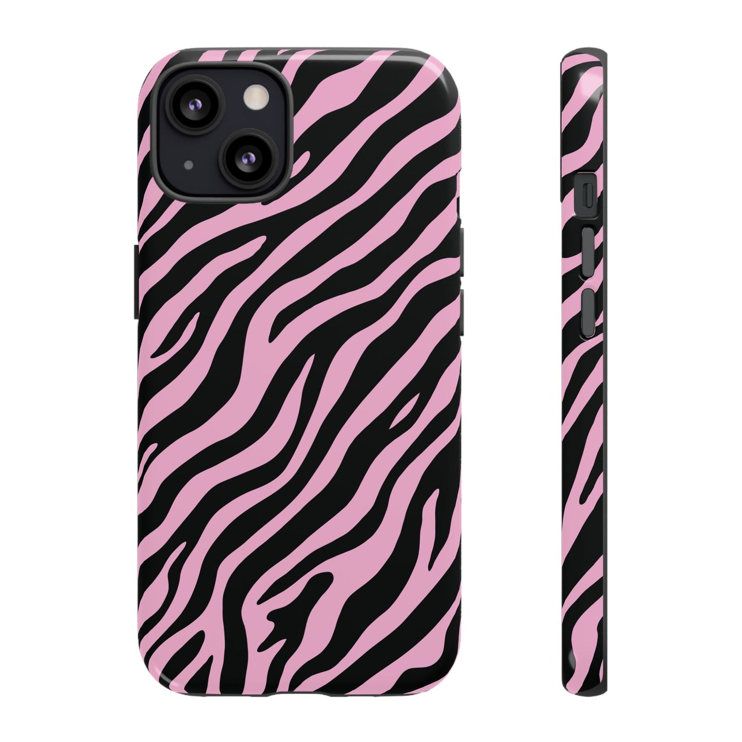 Stylish Blush Zebra Print Phone Case