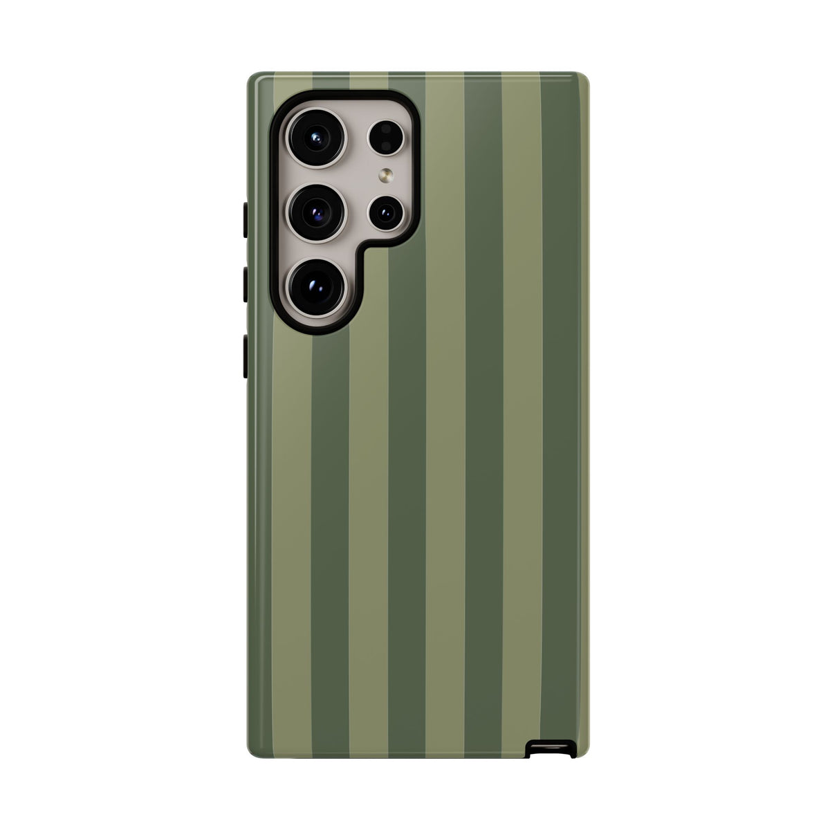 Green Stripe Pattern Phone Case - Green Phone Case - Samsung Galaxy S24 Ultra / Glossy