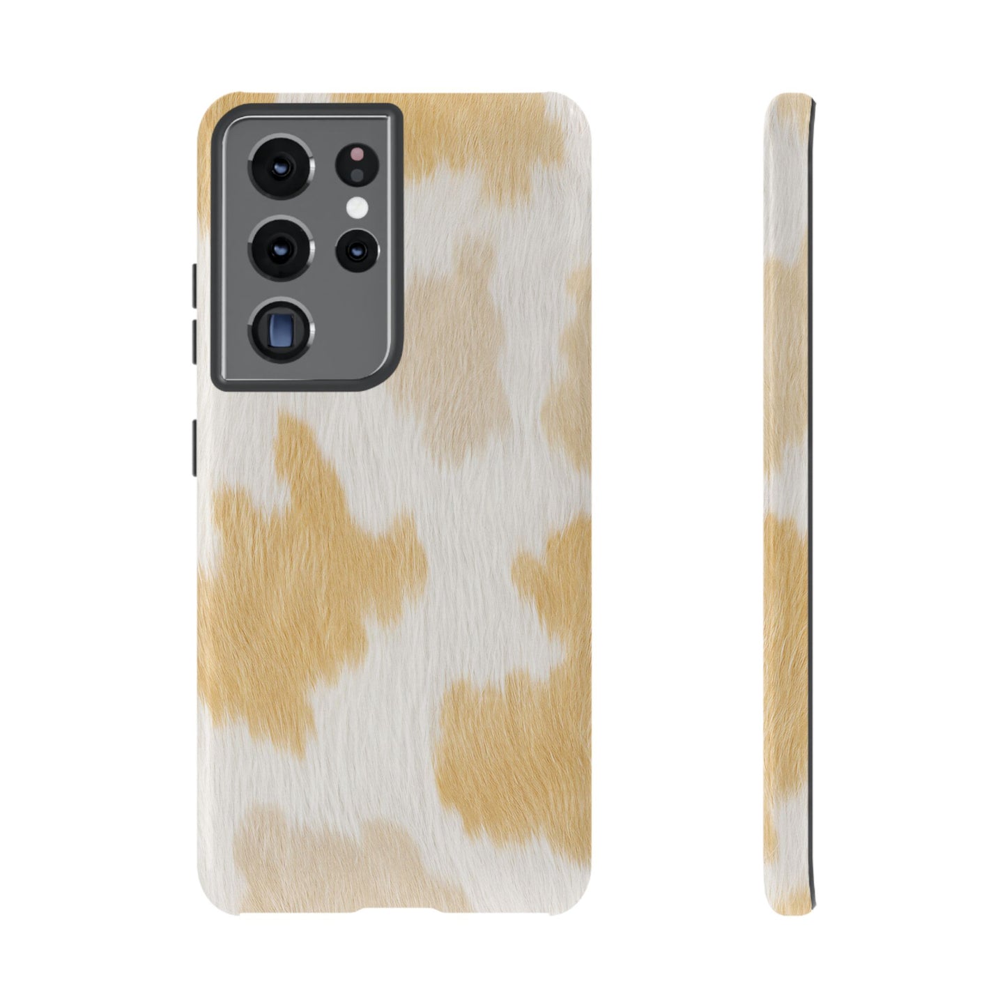 Golden Honey Cow Print Phone Case