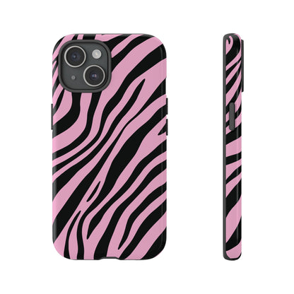 Modern Blush Zebra Print Phone Case