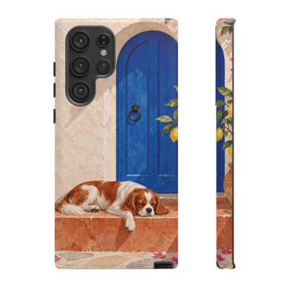Cavalier King Charles Spaniel Blue Door Siesta Phone Case - Multicolor Phone Case - Samsung Galaxy S22 Ultra / Glossy
