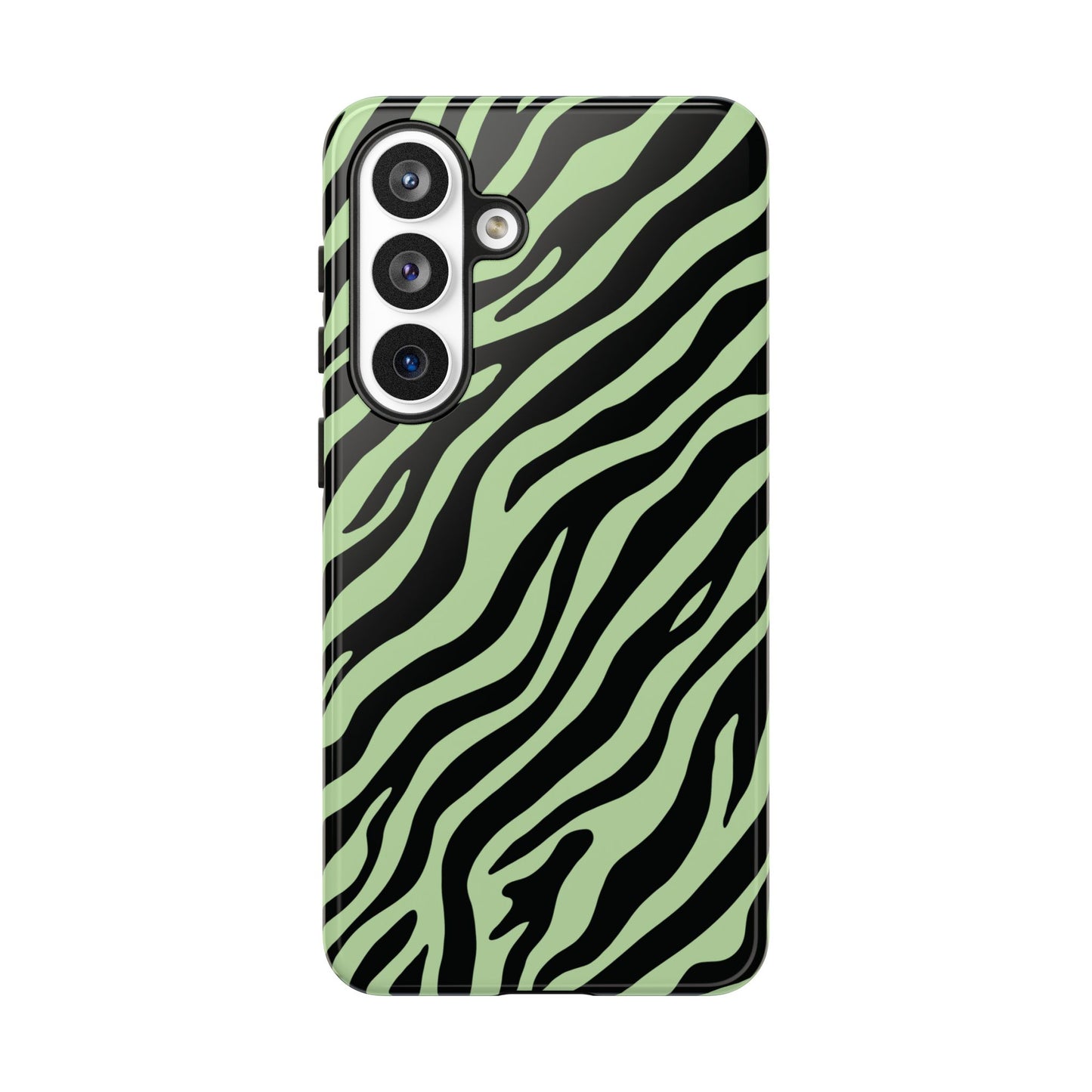 Stylish Mint Zebra Print Phone Case