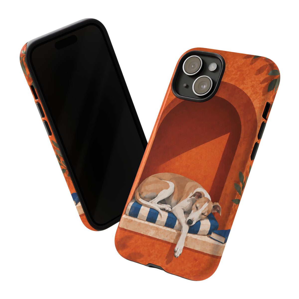 Whippet Siesta Nook Phone Case - Multicolor Phone Case