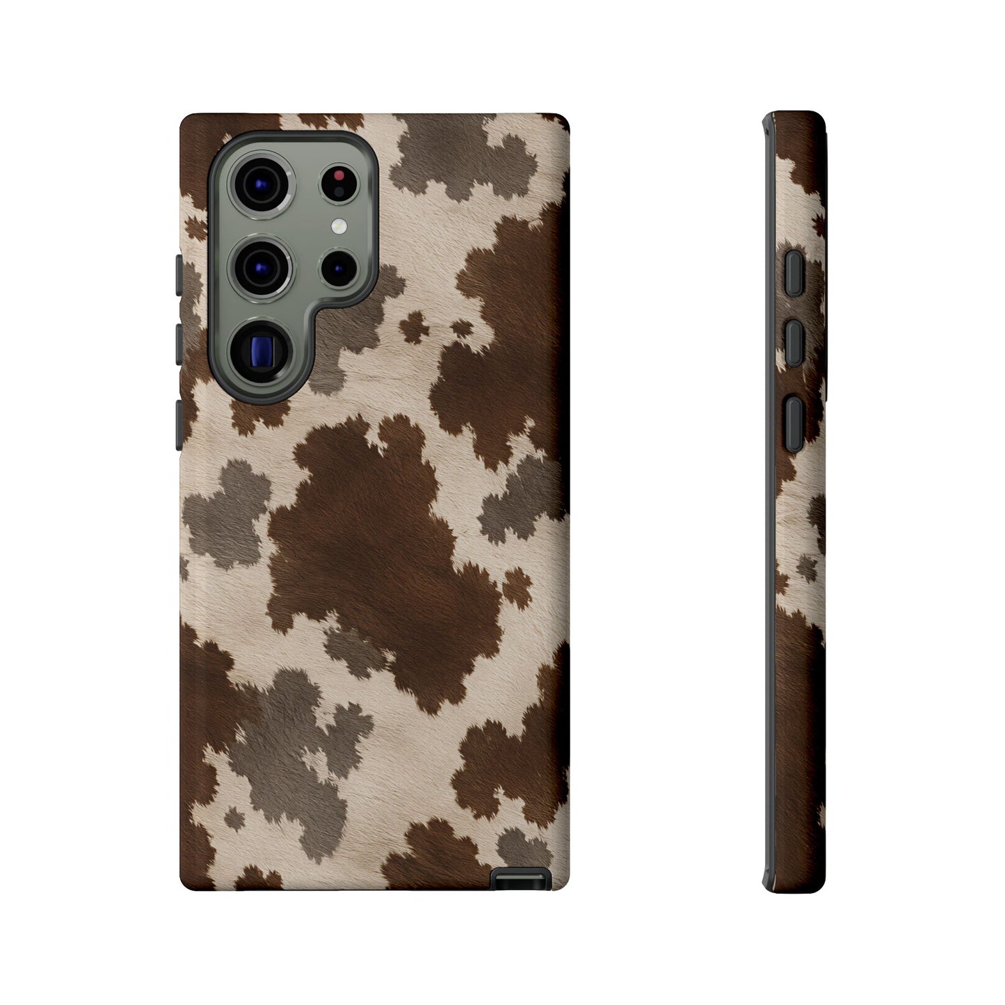 Stylish Mocha Cow Print Phone Case