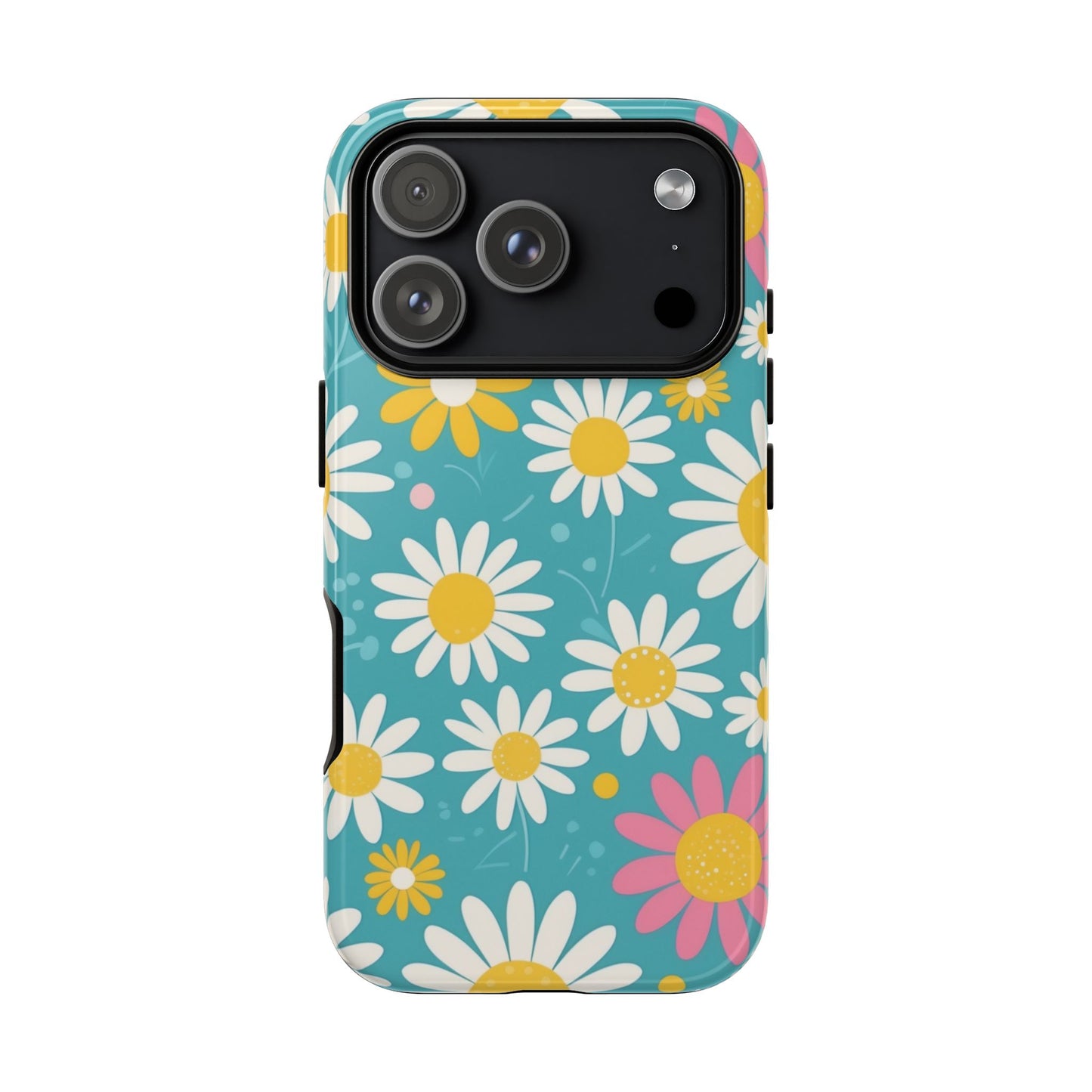 iPhone 17 Pro / Glossy Phone Case - Daisies Floral Pattern 5 Phone Case