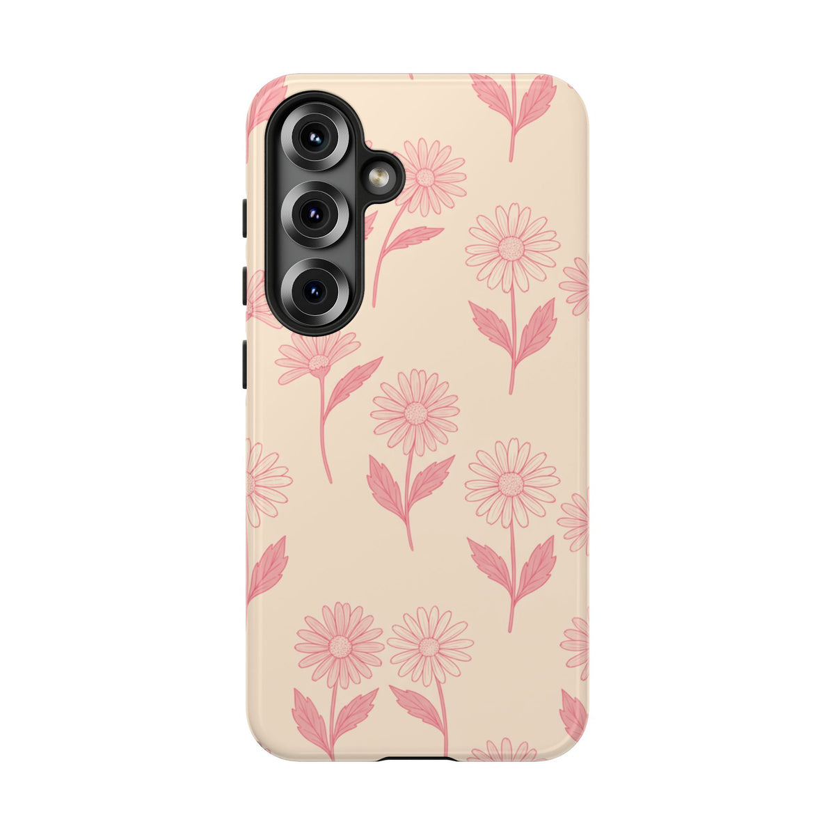 Pretty Pink Daisy Pattern Phone Case