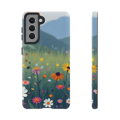 Vibrant Meadow Design Phone Case - Multicolor Phone Case - Samsung Galaxy S21 / Glossy