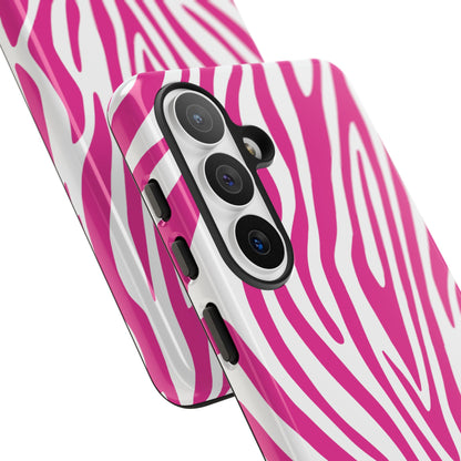 Graphic Hot Pink Tiger Print Phone Case
