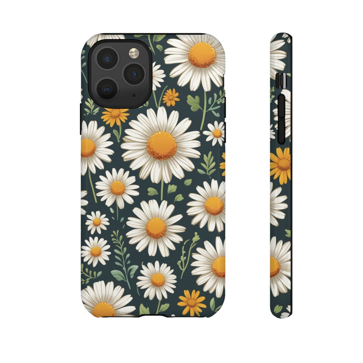 iPhone 11 Pro / Glossy Phone Case - Daisies Floral Pattern 3 Phone Case