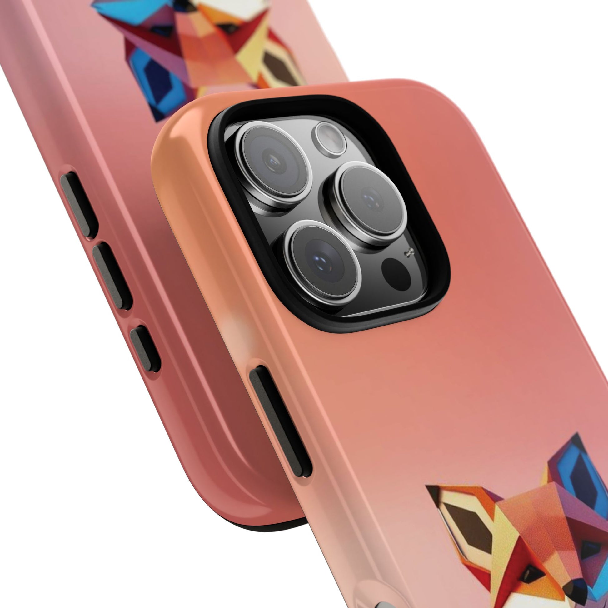 Phone Case - Origami Fox Design Phone Case