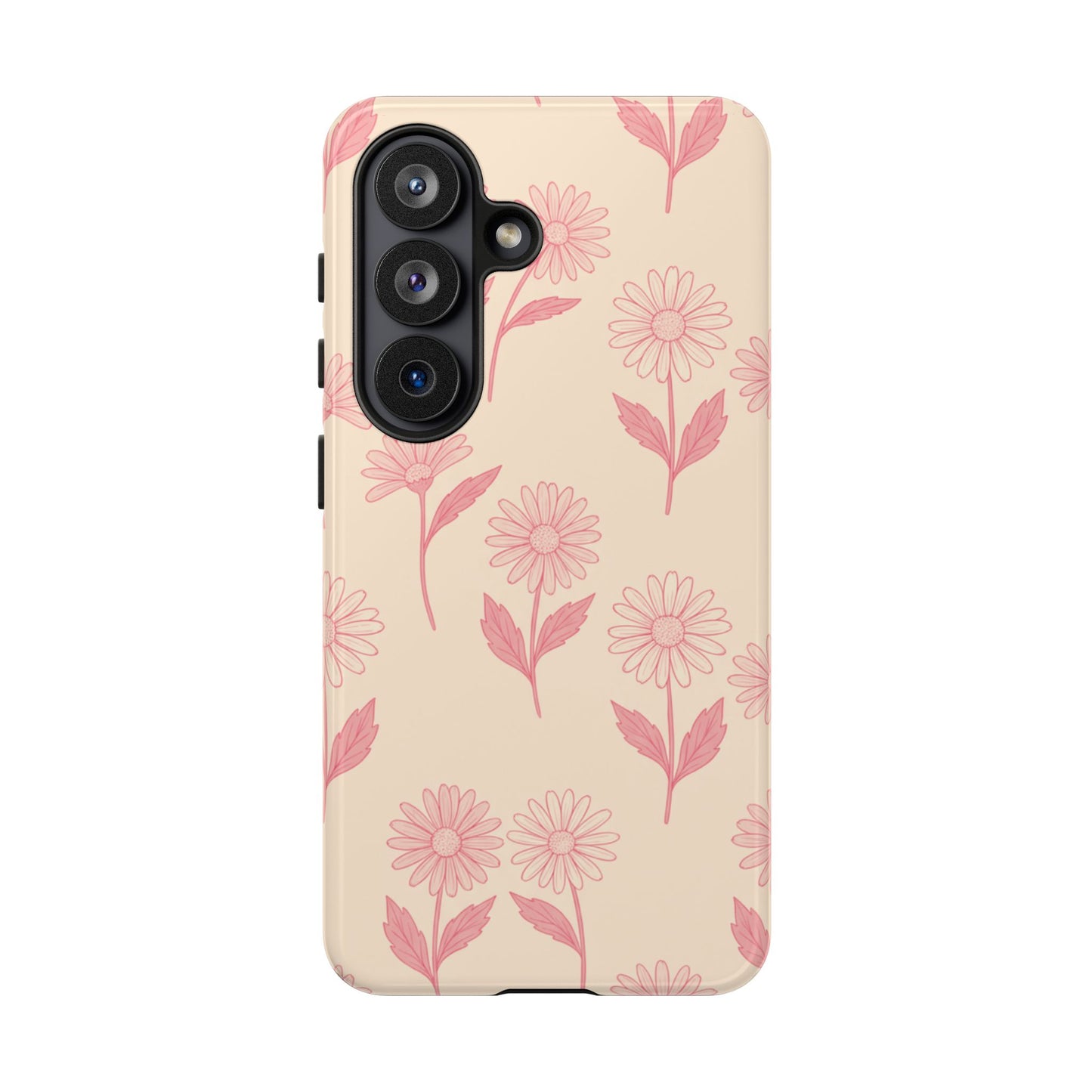 Pretty Pink Daisy Pattern Phone Case