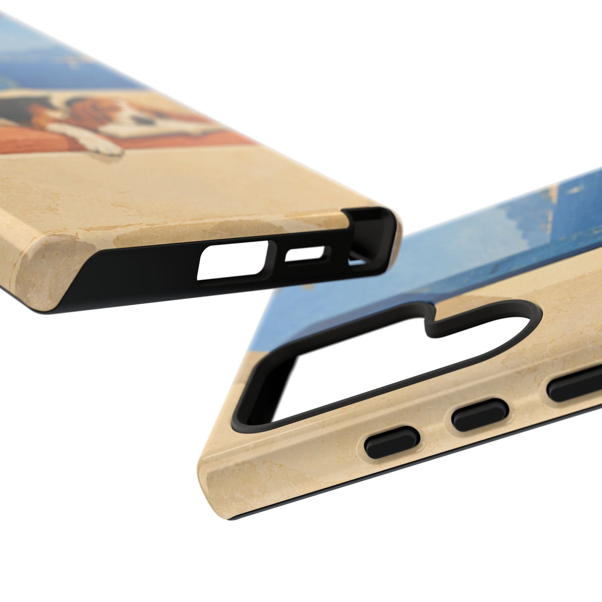 Basset Hound Unfinished Chapter Phone Case - Multicolor Phone Case