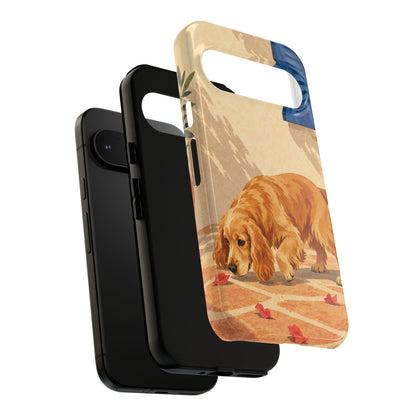 Cocker Spaniel Scent Trail Phone Case - Multicolor Phone Case