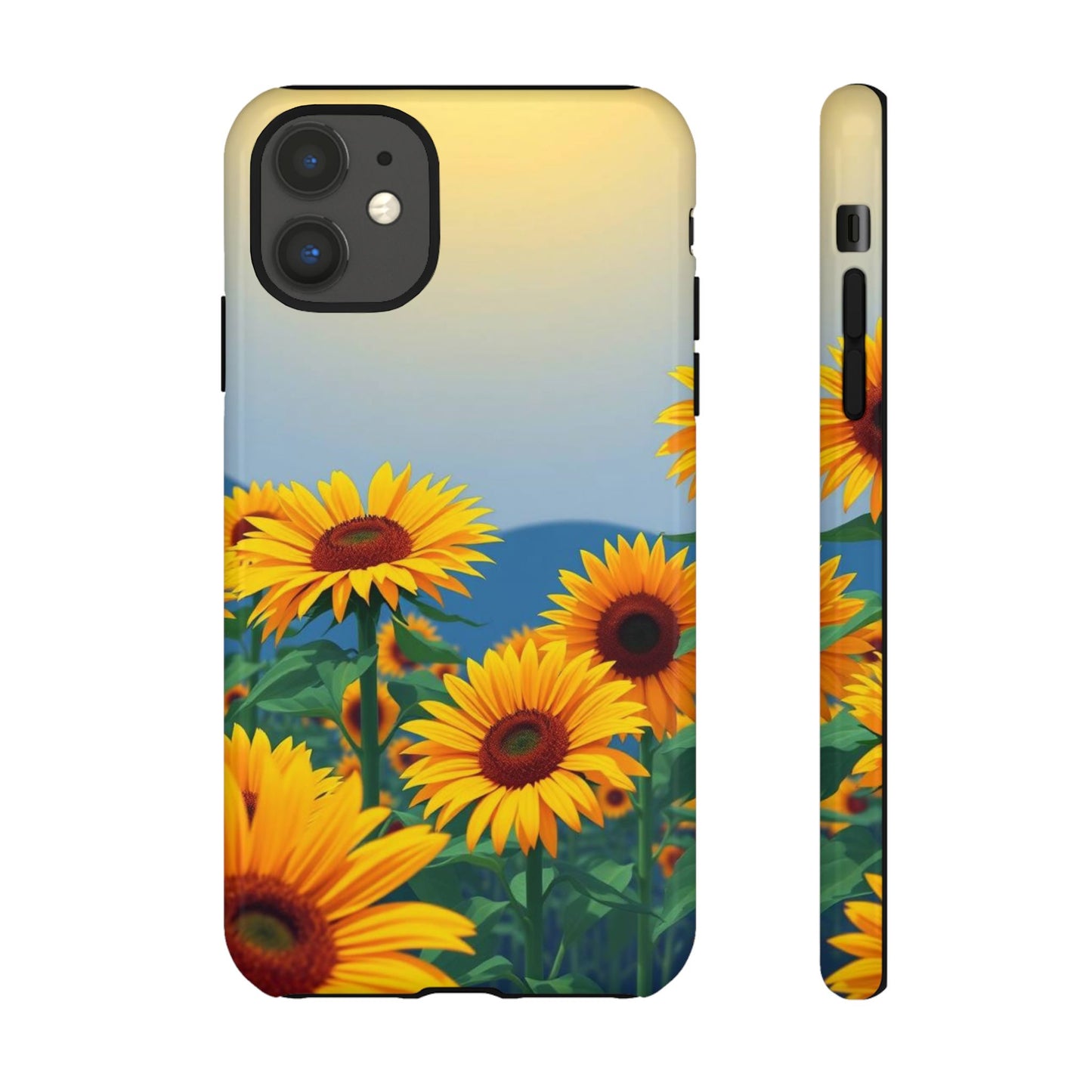 iPhone 11 / Glossy Phone Case - Sunflowers Design Phone Case