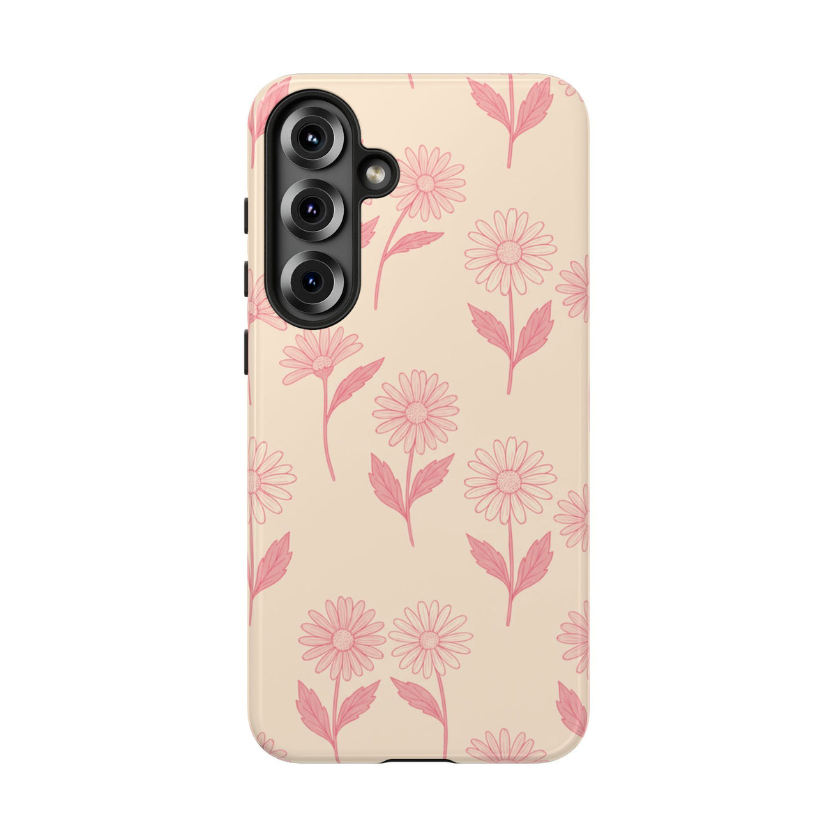Pretty Pink Daisy Pattern Phone Case
