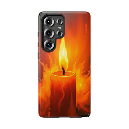 Samsung Galaxy S25 Ultra / Glossy Phone Case - Red Candle Phone Case