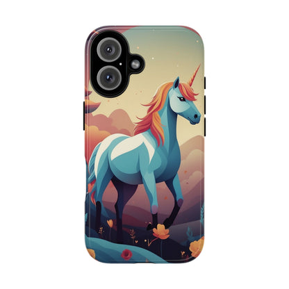Stylised Unicorn Design Phone Case - Multicolor Phone Case - iPhone 16 / Glossy