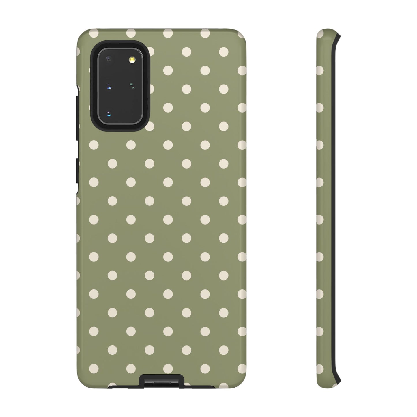 Green & White Dot Pattern Phone Case