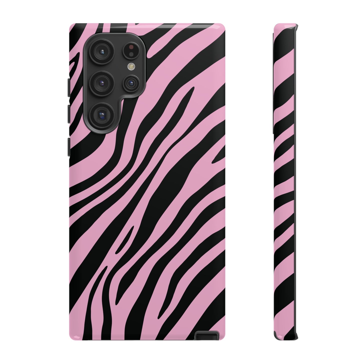 Modern Blush Zebra Print Phone Case