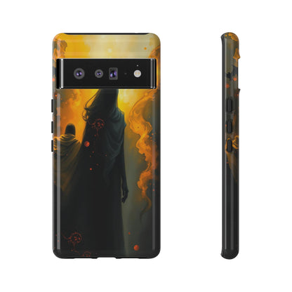 Acrylic Gothic Myterious Figures Phone Case