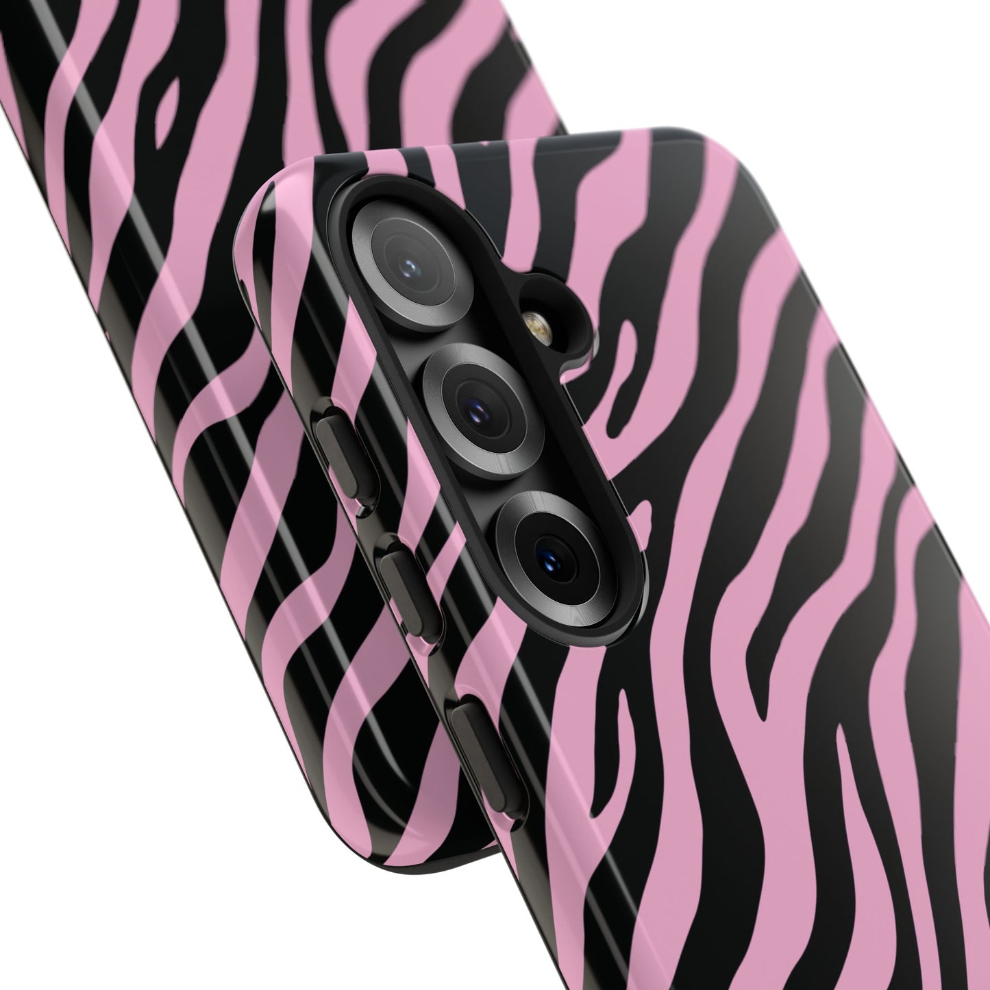 Stylish Blush Zebra Print Phone Case