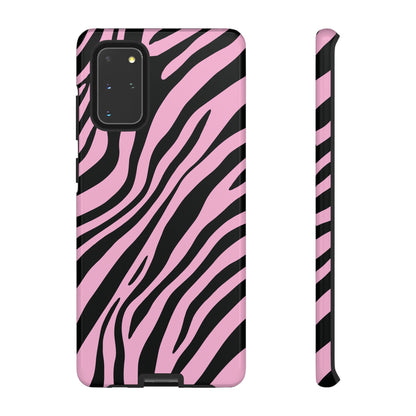 Modern Blush Zebra Print Phone Case
