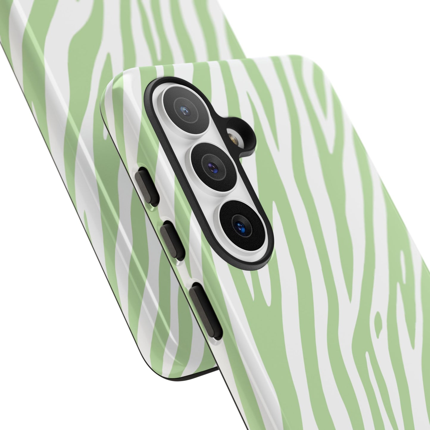 Mint Tiger Print Phone Case