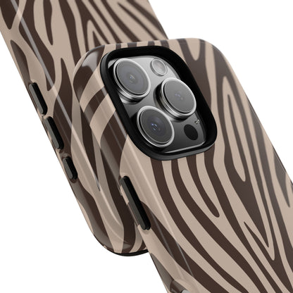 Boutique Mocha Tiger Print Phone Case