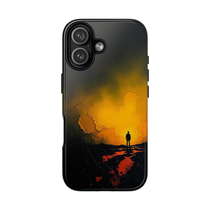 iPhone 17 / Glossy Phone Case - Acrylic Mysterious Figure Phone Case