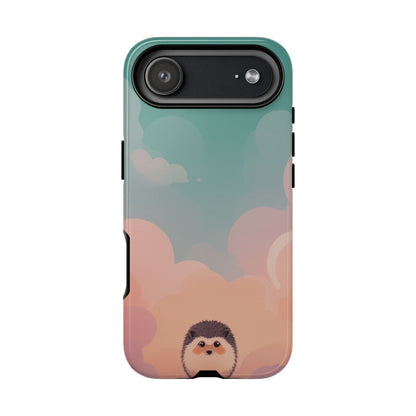 Cute Hedgehog & Cloud Design Phone Case - Multicolor Phone Case - iPhone 17 Air / Glossy