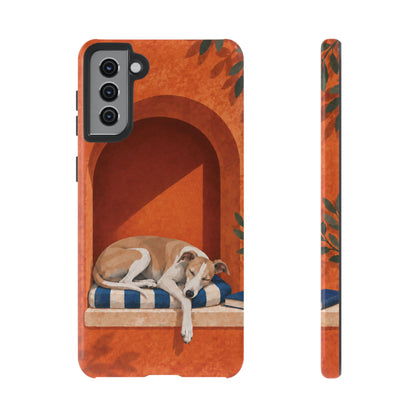 Whippet Siesta Nook Phone Case - Multicolor Phone Case - Samsung Galaxy S21 Plus / Glossy