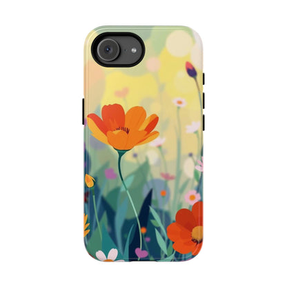 Pop Art Style Wildflower Design Phone Case - Multicolor Phone Case - iPhone 17e / Glossy