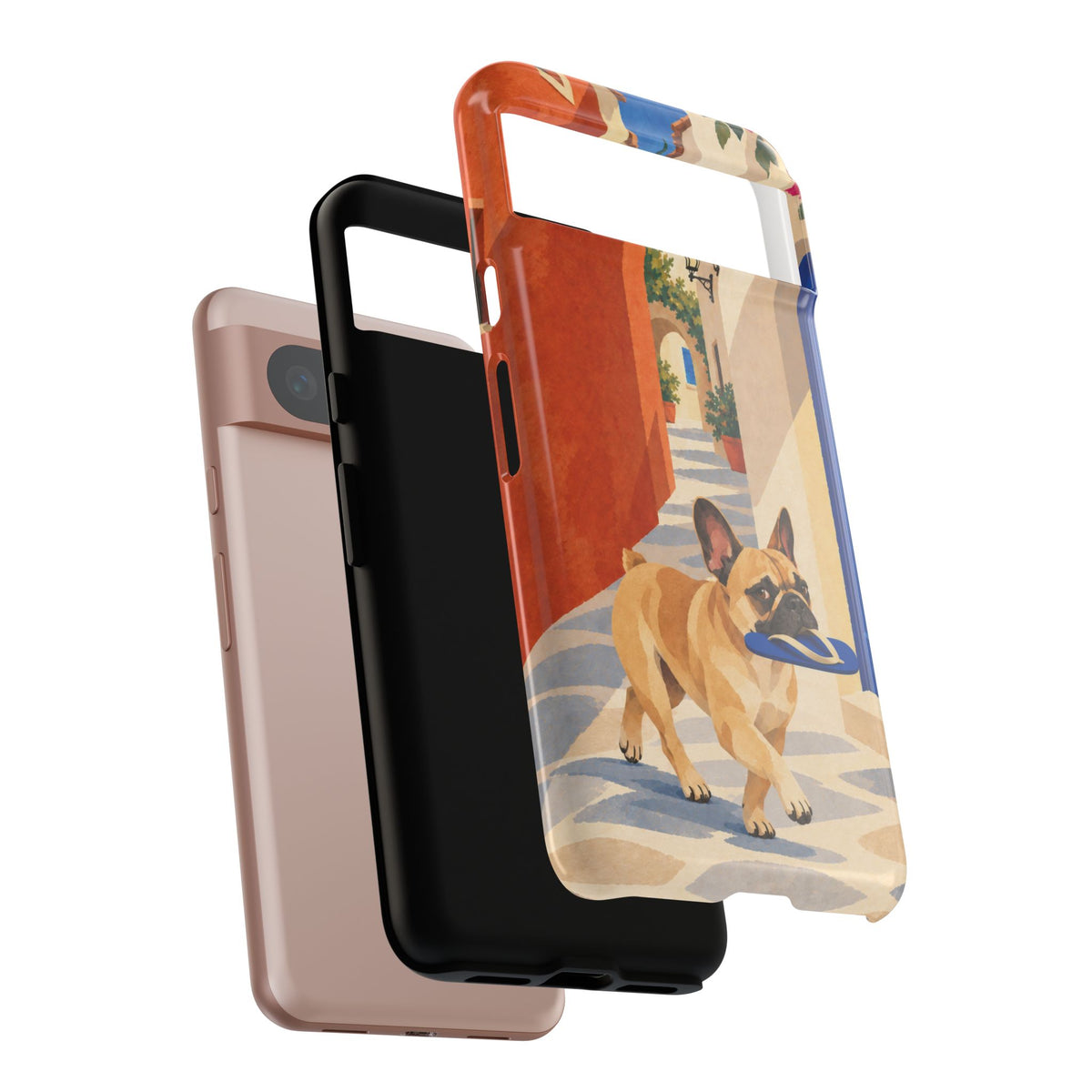 French Bulldog Quiet Lane Phone Case - Multicolor Phone Case