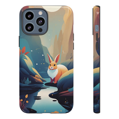Stylised Rabbit Design Phone Case - Multicolor Phone Case - iPhone 13 Pro Max / Glossy
