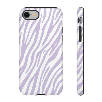 Lavender Tiger Print Phone Case