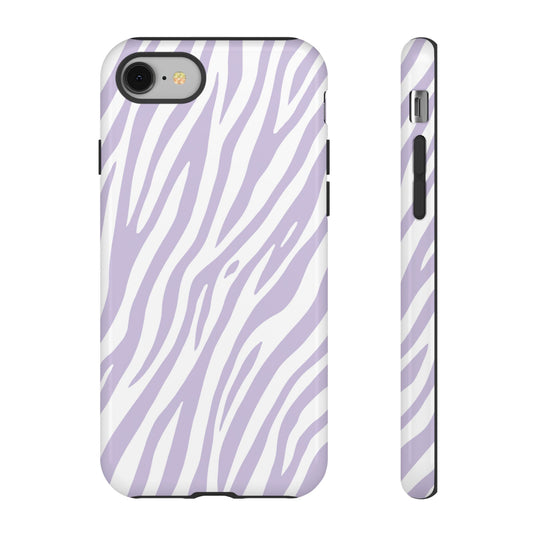 Lavender Tiger Print Phone Case
