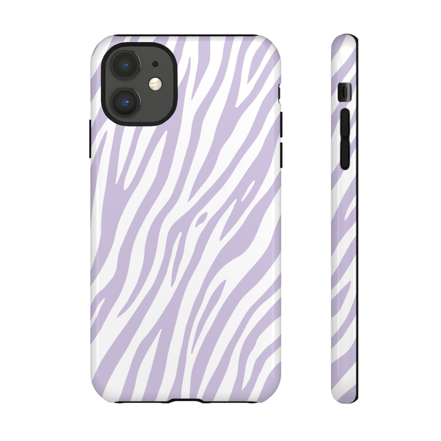 Lavender Tiger Print Phone Case