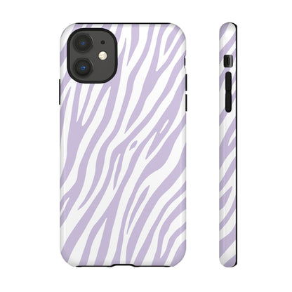 Lavender Tiger Print Phone Case